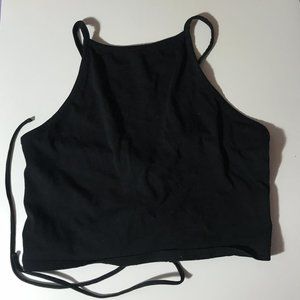 H&M Halter Top with Back Lace Up